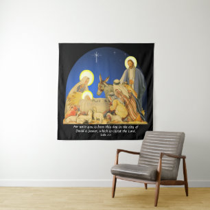 Luke 2:11 wandteppich