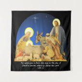 Luke 2:11 wandteppich (Vorderseite)