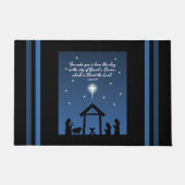 Luke 2:11 Weihnachtsbibel Verse Doormat Fußmatte (Vorderseite)