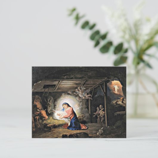 Luke 2-11, Weihnachtsschrift, Postkarte (Stehend Vorderseite)