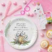 Luke 2:14 Ehre an Gott in den höchsten Weihnachten Pappteller (Party)