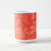 Luke 2:14 Gott Ehre in Höchstem Roten Weihnachten Kaffeetasse (Mittel)