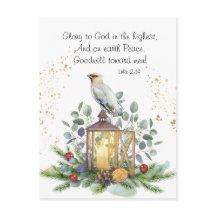 Luke 2:14 Ruhm an Gott in den höchsten Weihnachten