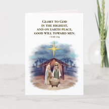 Luke 2:14 Ruhm Gott in der höchsten Krippe