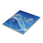 Luke 2:14 "Ruhm zu Gott in den Höchsten" Weihnacht Fliese (Seite)