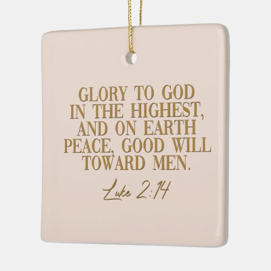 Luke 2:14 Weihnachtsschmuck (Links)