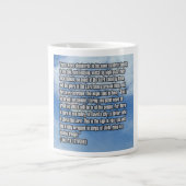 Luke 2:8-12 WEBU-Tasse Jumbo-Tasse (Vorderseite)