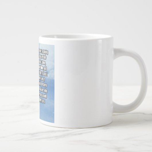 Luke 2:8-12 WEBU-Tasse Jumbo-Tasse (Rechts)