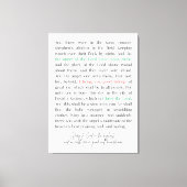Luke 2:8-14 Canvas Print Leinwanddruck (Vorderseite)