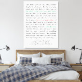 Luke 2:8-14 Canvas Print Leinwanddruck (Insitu (Schlafzimmer))