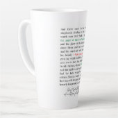 Luke 2:8 - 14 Tall Coffee Tasse (Linke Ecke)