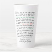 Luke 2:8 - 14 Tall Coffee Tasse (Vorderseite)