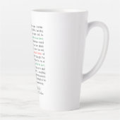 Luke 2:8 - 14 Tall Coffee Tasse (Rechts)