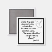 Luke 3:22 magnet (Vorderseite/Rückseite)