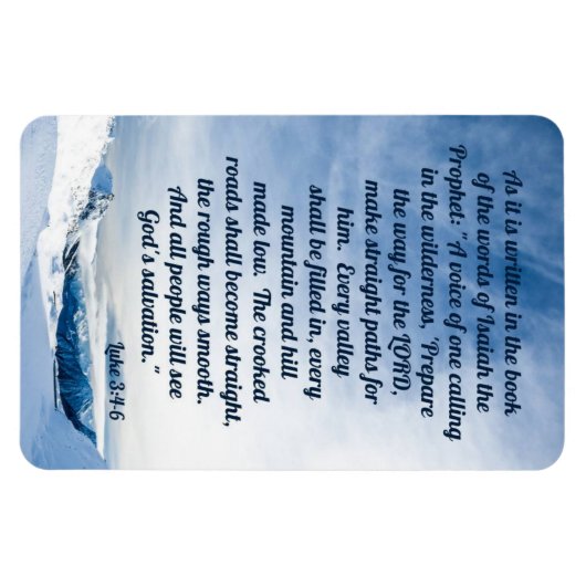 Luke 3:4-6 magnet (Horizontal)