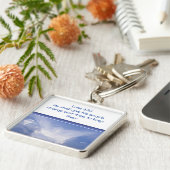 Luke 4:10, Engel beobachten dich, Ermutigung Schlüsselanhänger (Seite)