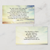 Luke 4:18-19, "Der Geist des Herrn ist auf mir" Visitenkarte (Vorne/Hinten)