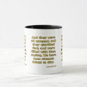 Luke 5:26 KJV Bibelschrift Zwei-Tone Tasse (Zentrum)