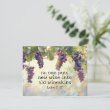 Luke 5:37 Neuer Wein in Alte Wineskins Bibelkarte