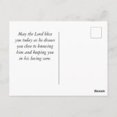 Luke 5:37 Neuer Wein in Alte Wineskins Bibelverse Postkarte (Rückseite)