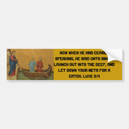 Luke 5:4 autoaufkleber