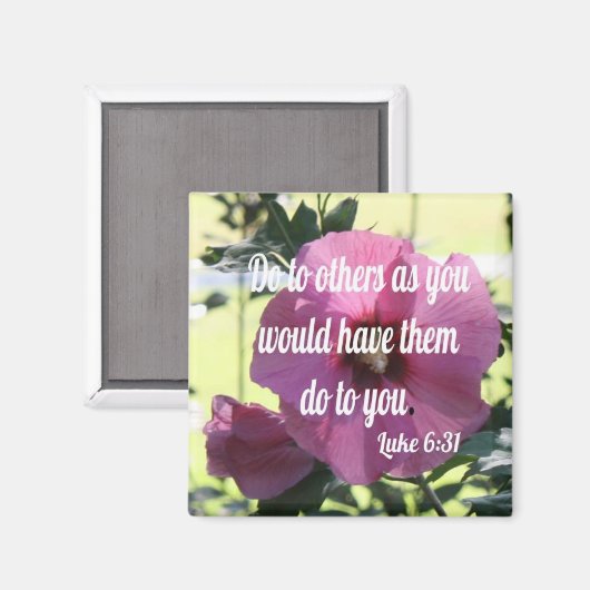 Luke 6.31 magnet (Vorderseite/Rückseite)