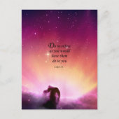 Luke 6:31 postkarte (Vorderseite)