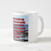 Luke 6:36-37 WEBU-Tasse Jumbo-Tasse (Vorderseite Rechts)