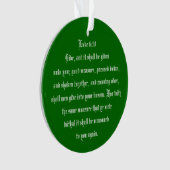 LUKE 6:38 ORNAMENT (Vorderseite)
