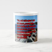 Luke 6:38 WEBU-Tasse Jumbo-Tasse (Vorderseite)
