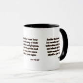 Luke 7:21 KJV Bibelschrift Zwei-Tone Tasse (VorderseiteRechts)