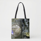 Luke auf einem alten Retro-U-Boot Tasche (Vorderseite)