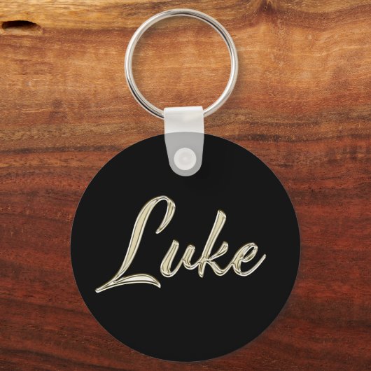 Luke Button Name Schlüsselanhänger (Vorderseite)