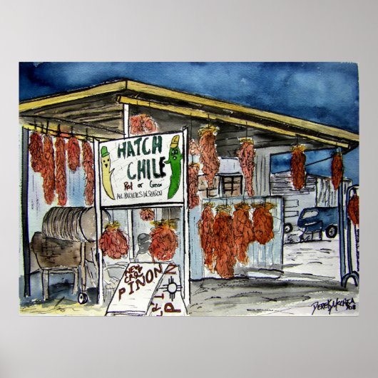 Luke Chili neue mexico Kunst Poster (Vorne)