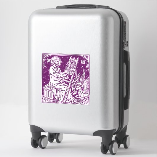 Luke der Evangelist Aufkleber (Koffer)