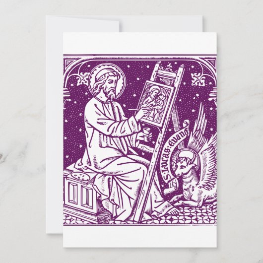 Luke der Evangelist Dankeskarte (Vorderseite)