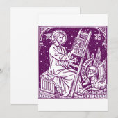 Luke der Evangelist Einladung (Vorne/Hinten)