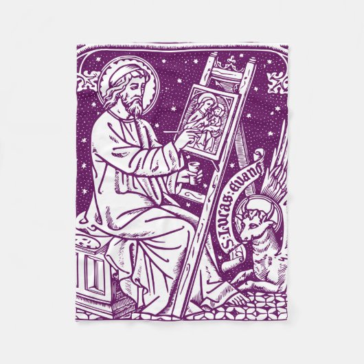 Luke der Evangelist Fleecedecke (Vorderseite)