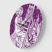 Luke der Evangelist Große Wanduhr (Winkel)