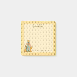 Luke der Evangelist (RLS 08, Style 2) 3"x3" Post-it Klebezettel