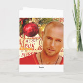 Luke Goss Weihnachtskarte 2009 Feiertagskarte (Rückseite)