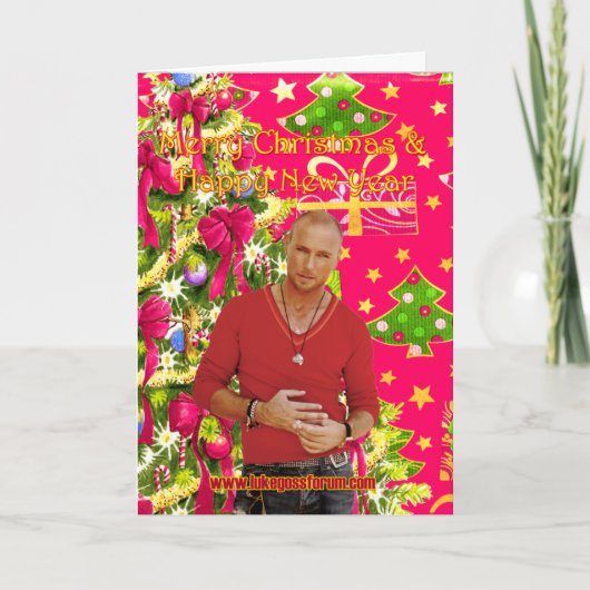 Luke Goss Weihnachtskarte 2009 Feiertagskarte (Vorderseite)