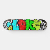 Luke Graffiti Custom Personalisiert Cool Skateboar Skateboard (Horizontal)