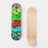 Luke Graffiti Custom Personalisiert Cool Skateboar Skateboard (Vorderseite)