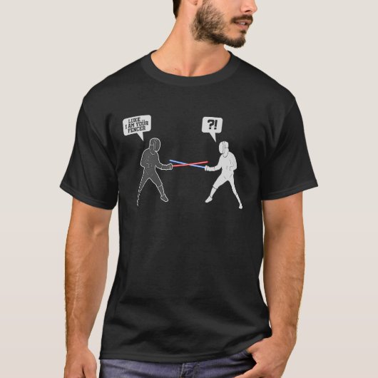 Luke, ich bin dein Fencer Fencing T-Shirt (Vorderseite)