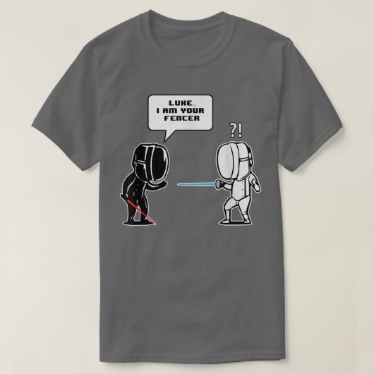 Luke Ich bin dein Fencer Funny Fencing-Geschenk  T-Shirt (Design vorne)