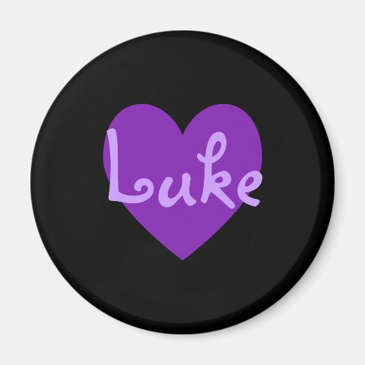 Luke in Lila Magnet (Vorne)
