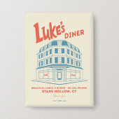 Luke’s Diner Stars Hollow Design Button (Vorderseite)