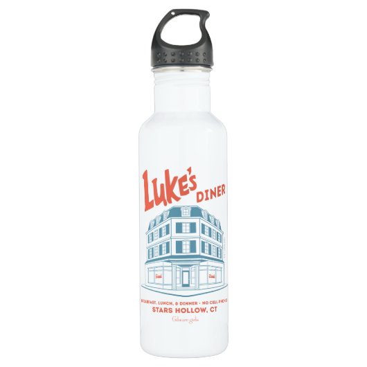 Luke’s Diner Stars Hollow Design Edelstahlflasche (Vorderseite)