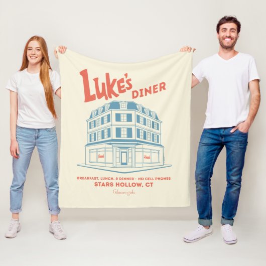 Luke’s Diner Stars Hollow Design Fleecedecke (Beispiel)
